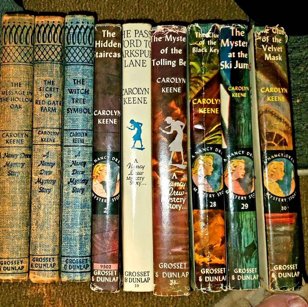 Vintage Nancy Drew books
